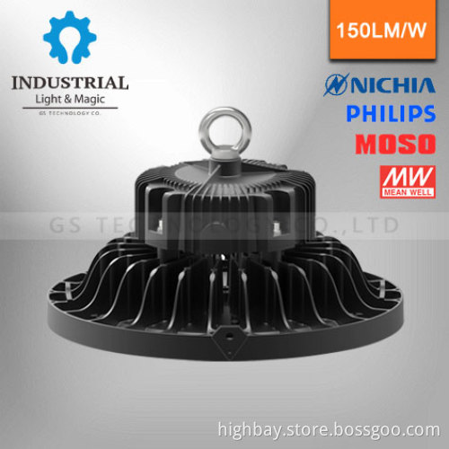 High efficiency 100w 200w 160lm/w 32000lm 5000k led highbay light replace led 1000w